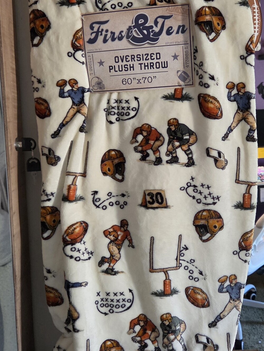 Oversized Throw- Football